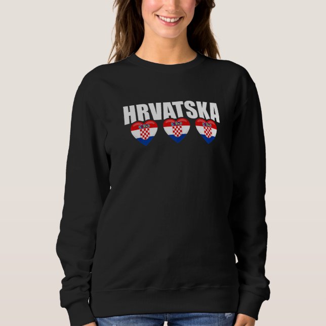 Moletom Hrvatska Croácia Flag Croata (Frente)