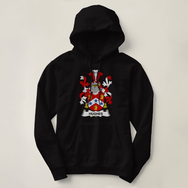 Moletom Hughes Coat of Arms  Family Crest  (Frente do Design)