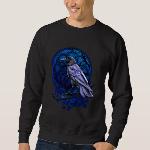 Moletom Huginn o Corvo Meia-Noite Notícias Nórdicas