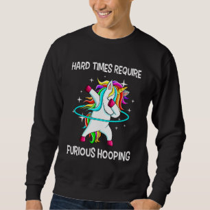 Moletom Hulahoop Hula Dabbing Hoop Unicorn Dance Furioso H
