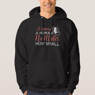 Moletom Humano Humano Não importa quão pequeno é o Anti-ab