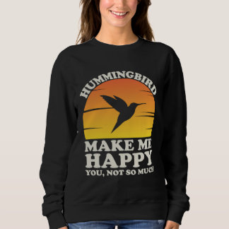 Moletom Hummingbirds Make Me Happy Hummingbird Clothes Hum