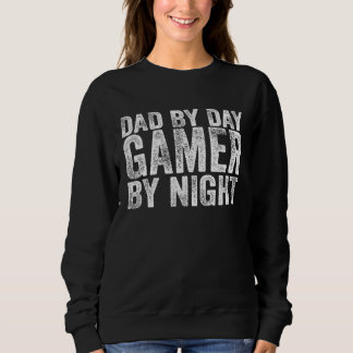 Moletom Humor Dad By Day Gamer By Night  Father's Day Gami