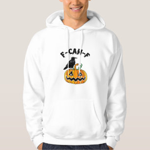 Moletom Humor Gótico Divertido do Corvo F-Caw-F Essencial