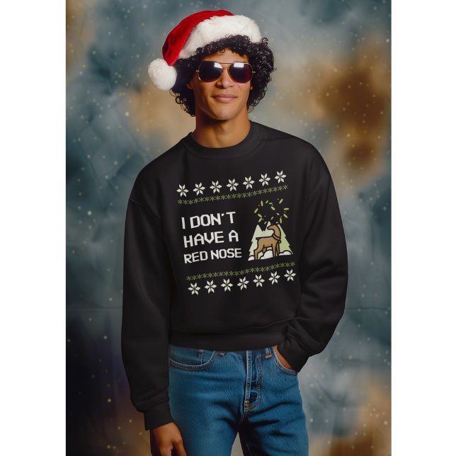 Moletom Humor Natal Divertido Rena (Criador carregado)