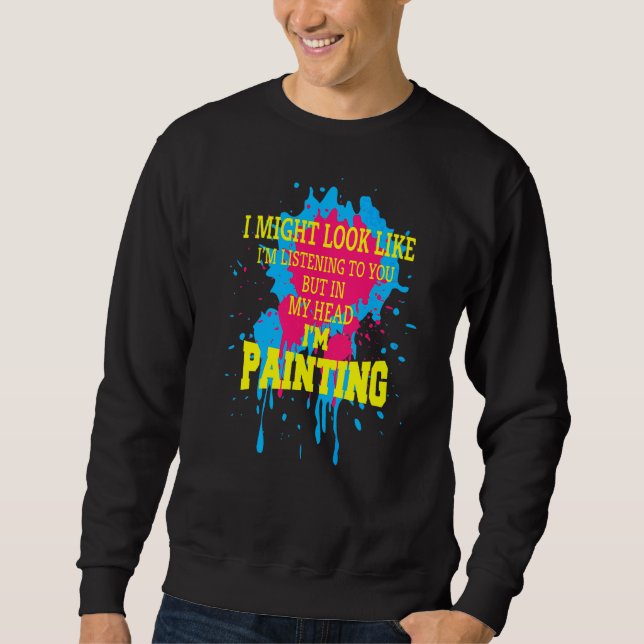 Moletom Humor, posso parecer que estou ouvindo, mas no meu (Frente)