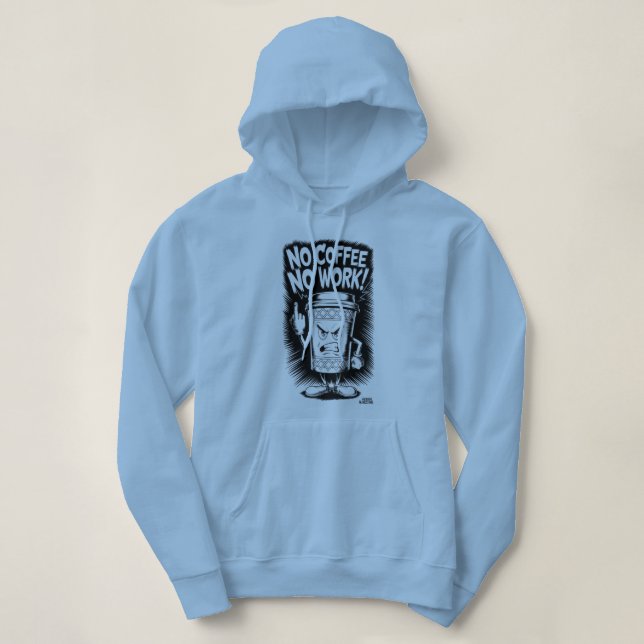 Moletom Humor viciado em cafeína (Frente do Design)