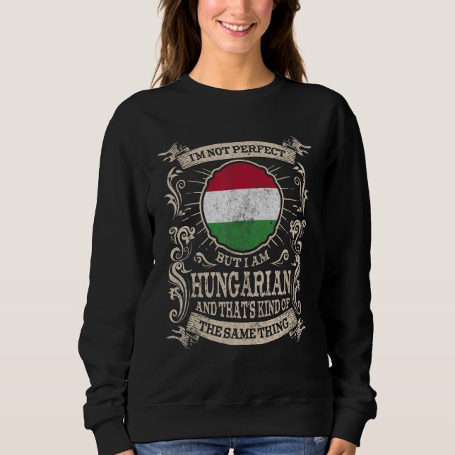 Moletom Hungary Flag Proud Hungarians Men & Women 2 (Frente)