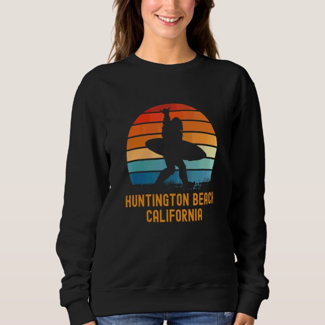 Moletom Huntington Beach California Sasquatch Souvenir (Frente)
