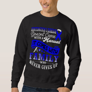 Moletom Huntington's Disease Awarness Blue Ribbon Family