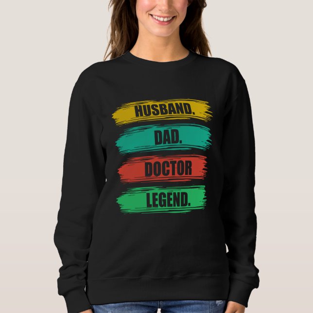 Moletom Husband Dad Doctor Medical School Students Doctors (Frente)