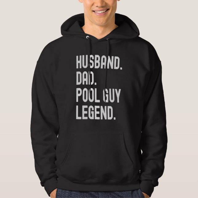 Moletom Husband Dad Pool Guy Legend (Frente)