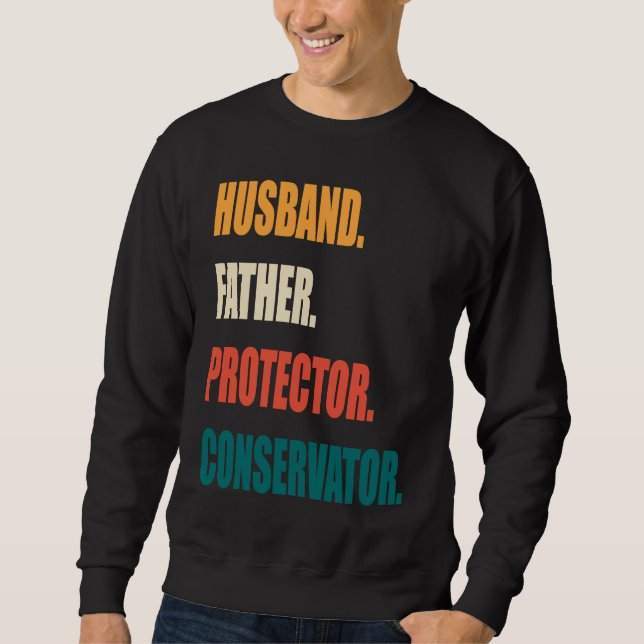 Moletom Husband Father Protector Conservator (Frente)
