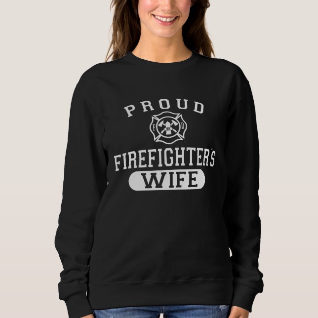 Moletom Husband Firefighter For Wife Proud Firefighter s W (Frente)