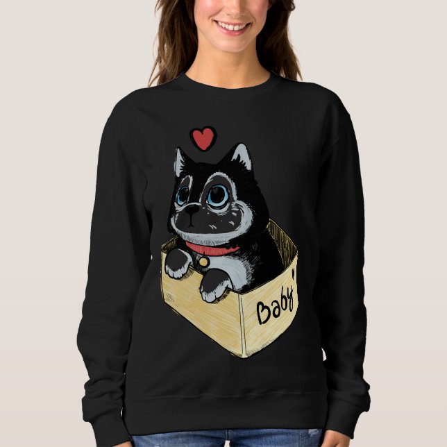 Moletom Husky Bebê Ativo (Frente)