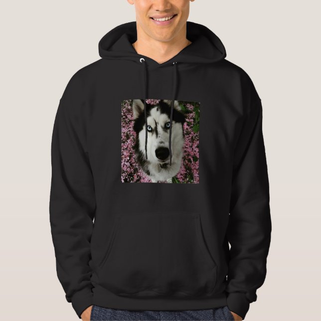 Moletom Husky Siberian de olhos azuis (Frente)