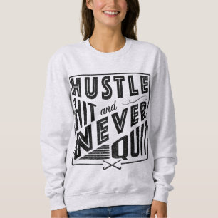 Moletom Hustle de Hóquei em Campo, Hit e Nunca Sair