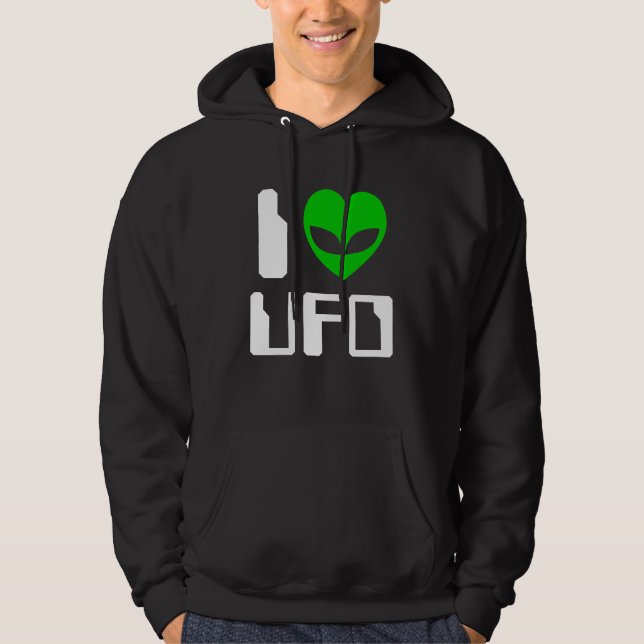 Moletom I Alienígena Heart UFO (Frente)