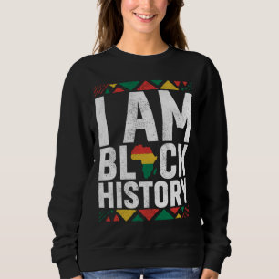 Moletom I Am Black History black History Month Africa Map