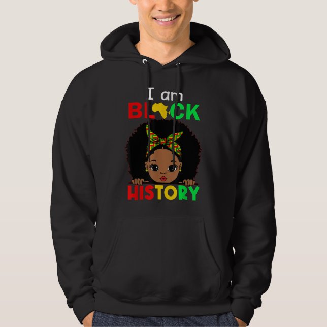 Moletom I Am Black History Month African American For Wome (Frente)
