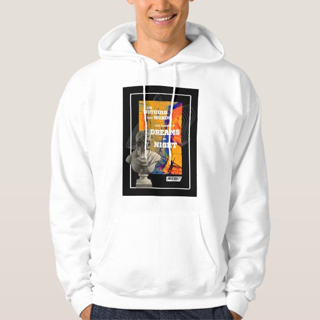 Moletom I Am Nothing But Words Poetry hoodie  (Frente)
