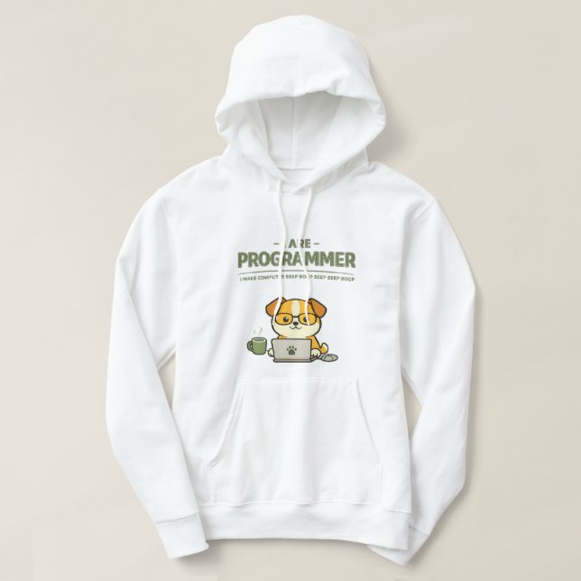 Moletom I Are Programmer Beep Boop Funny (Frente do Design)