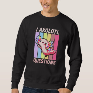 Moletom I Axolotl Pergunta Engraçada Engraçada Axolotl Jap