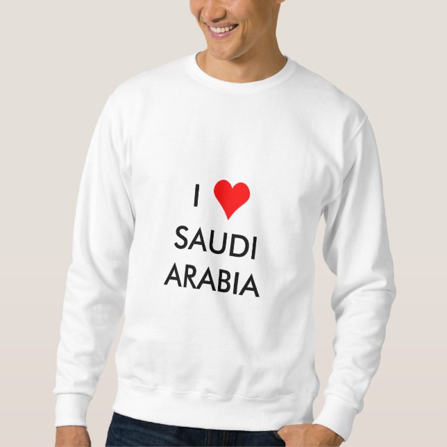Moletom i coração saudi arabia (Frente)