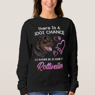 Moletom I D Preferencialmente Estar Em Casa Com Rottweiler