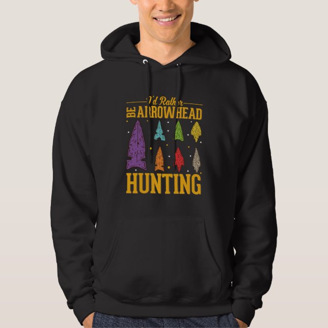 Moletom I d rather be Arrowhead Hunting Arrowhead Hunting (Frente)