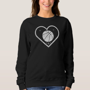 Moletom I Heart Basball Vintage Grunge White