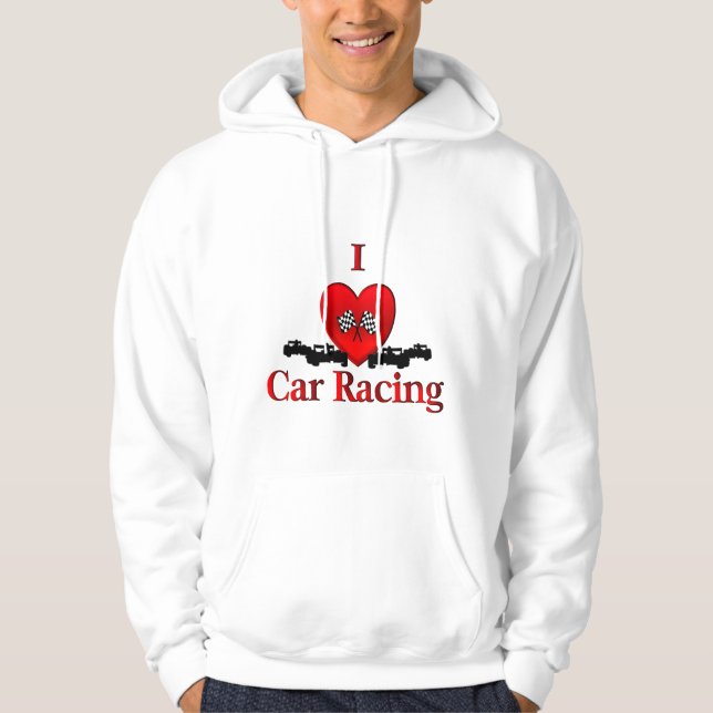 Moletom I Heart Car Racing (Frente)
