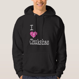 Moletom I Heart Chukshas Love Chuksha Rouco Dog Breeds Aju
