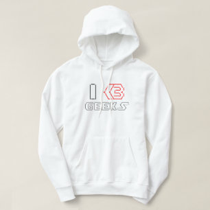 Moletom I Heart Geeks ASCII ART