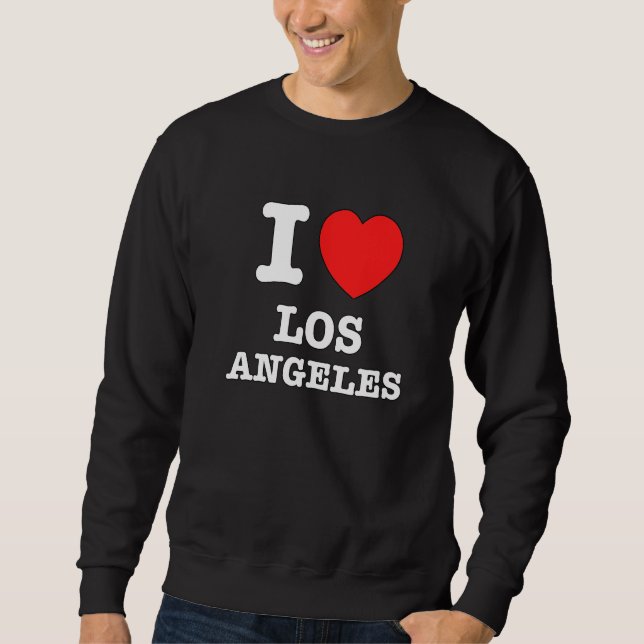 Moletom I Heart Los Angeles Ca Love (Frente)