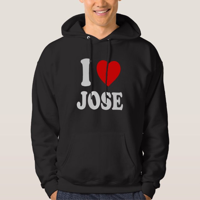 Moletom I Heart Love Jose Cute Matching Couple Spouse (Frente)