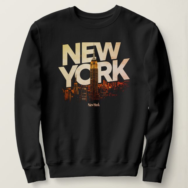 Moletom I Heart NYC" T-shirt - Casual New York City Urban  (Frente do Design)