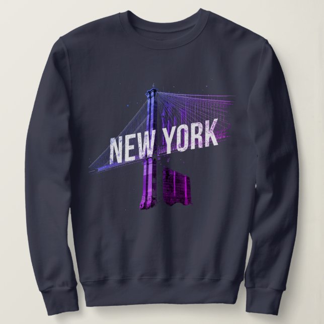 Moletom I Heart NYC" T-shirt - Casual New York City Urban  (Frente do Design)