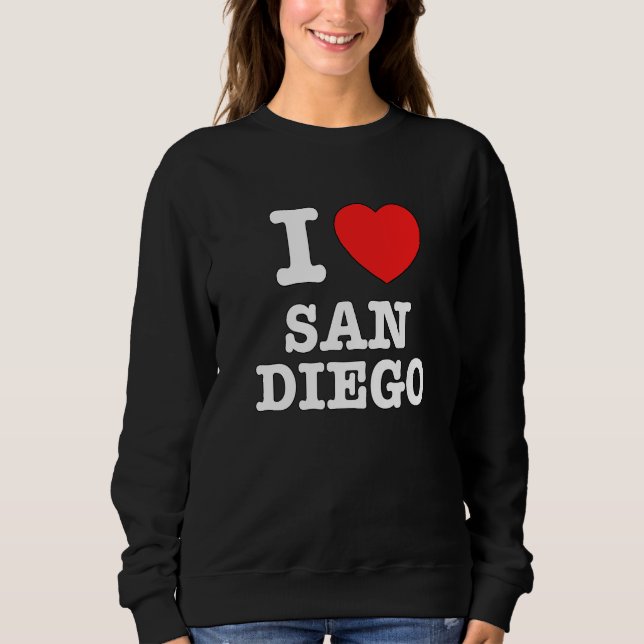 Moletom I Heart San Diego Ca Love (Frente)