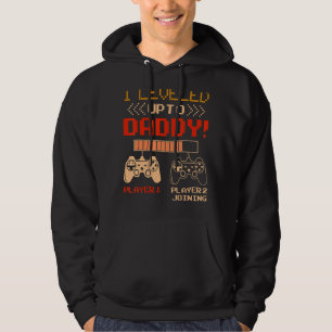 Moletom I Level Up To Pai Gamer Birthday Family Matching