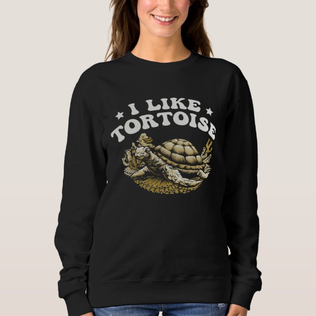 Moletom I Like Tortoise Sea Turtle  Marine Biologist  2 (Frente)
