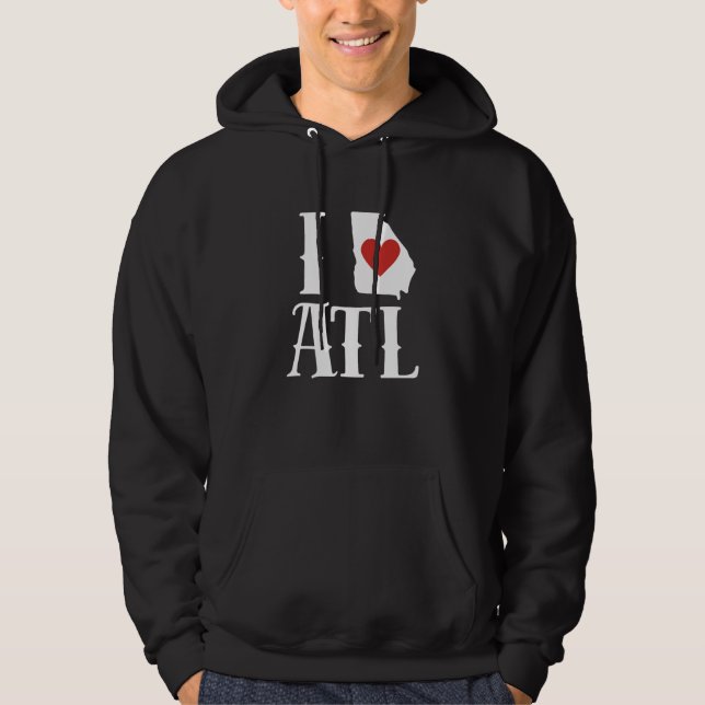 Moletom I Love Atlanta I Love ATL I Heart Atlanta (Frente)