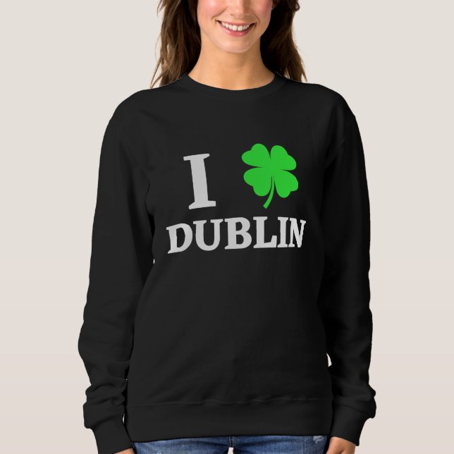 MOLETOM I LOVE DUBLIN (Frente)
