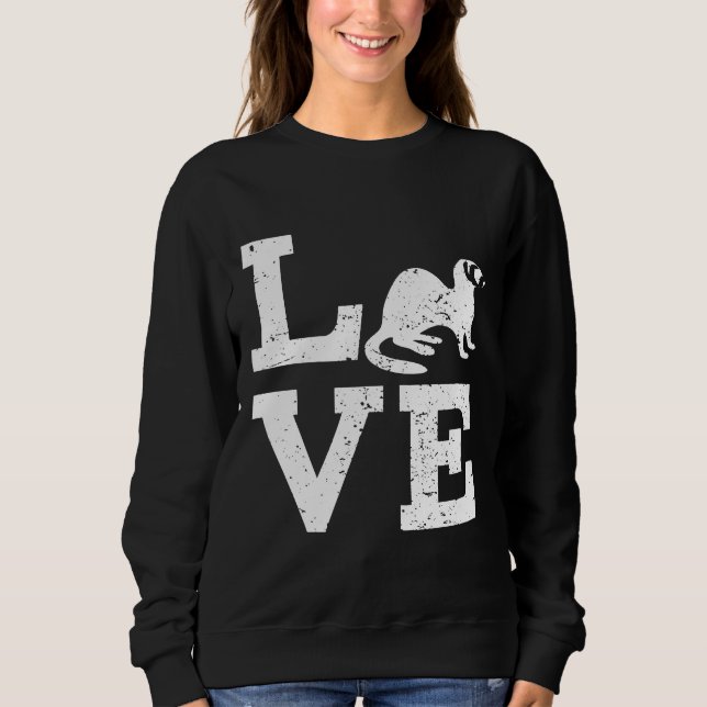 Moletom I Love Ferrets (Frente)