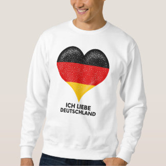 Moletom I love German people and Germany country Heart