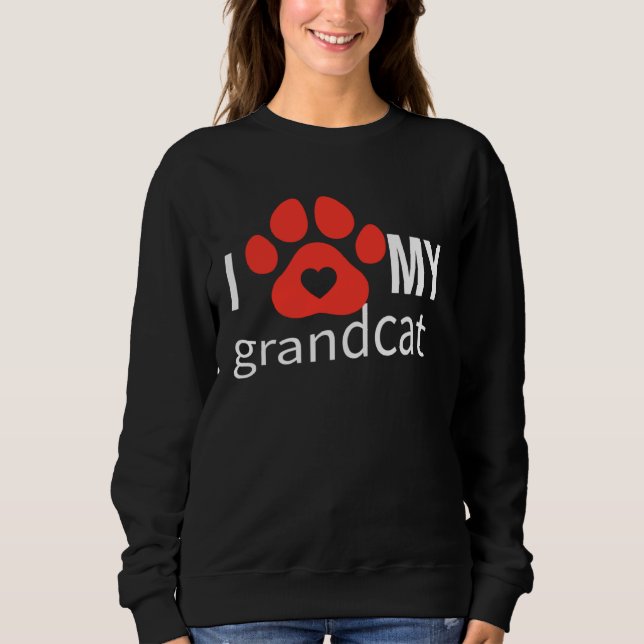 Moletom I love Heart Grandcat (Frente)