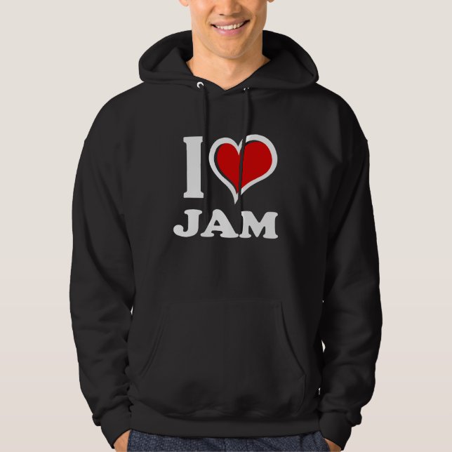 Moletom I Love Jam I Heart (Frente)