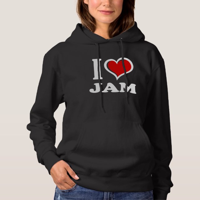 Moletom I Love Jam I Heart (Frente)