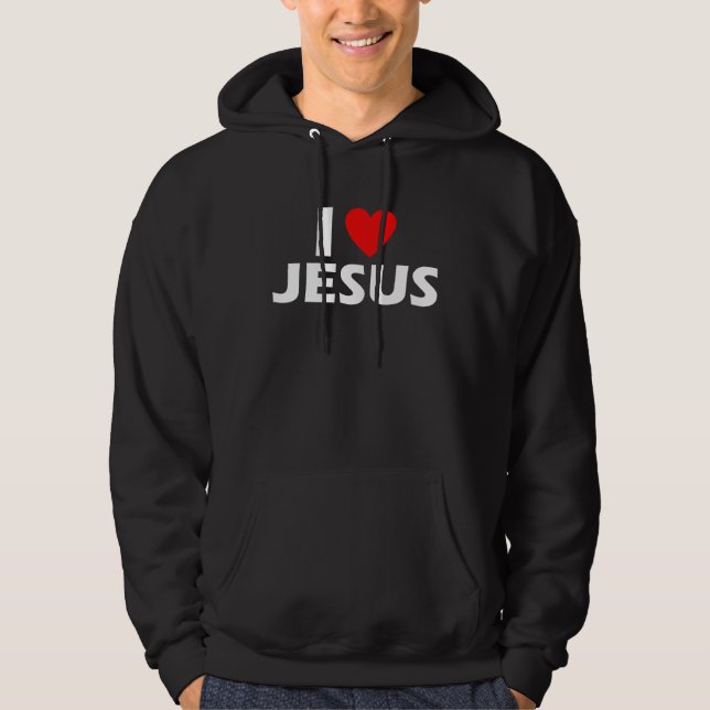 Moletom I love Jesus (Frente)