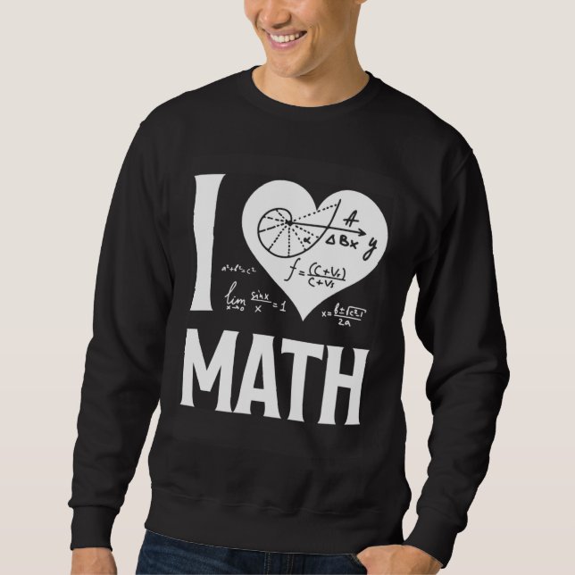 Moletom I Love Math  2 (Frente)